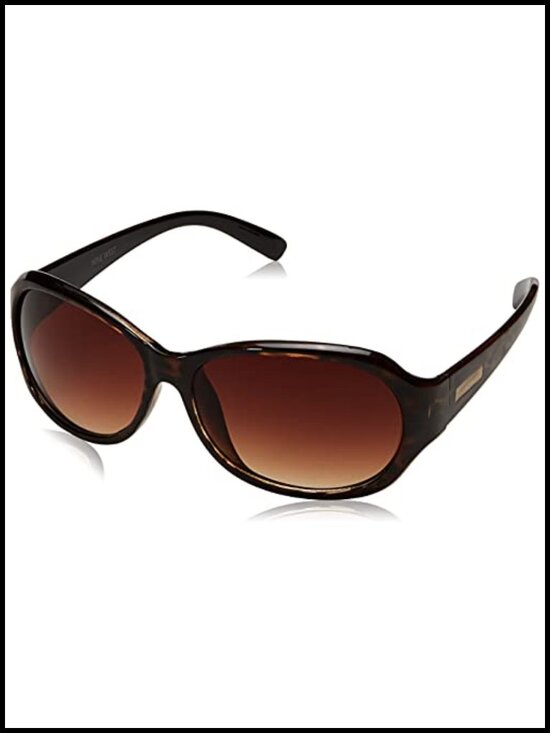 Nine West Women\'s Oval Sunglasses with Brown Gradient Lenses main image 4
